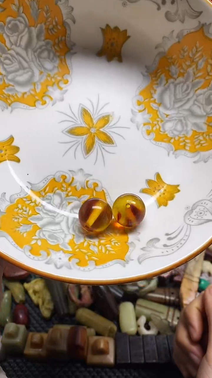 【闪购商品】瓷片瓷片 瓷器 摆件2个