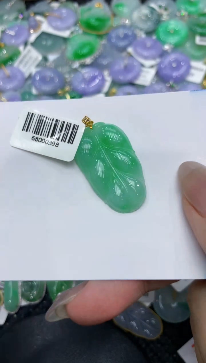 【闪购商品】翡翠颈饰18K金镶嵌222222222
