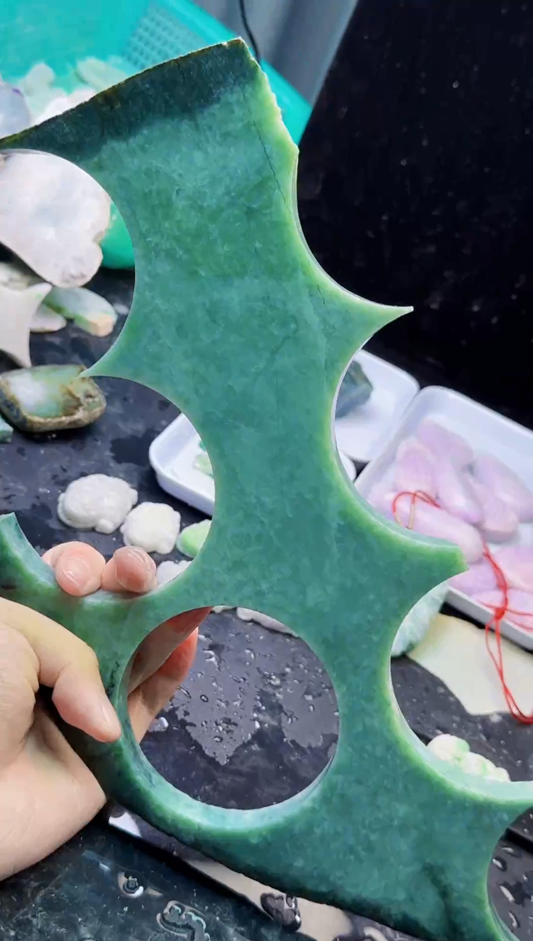 配石翡翠用****0085天然A货翡翠