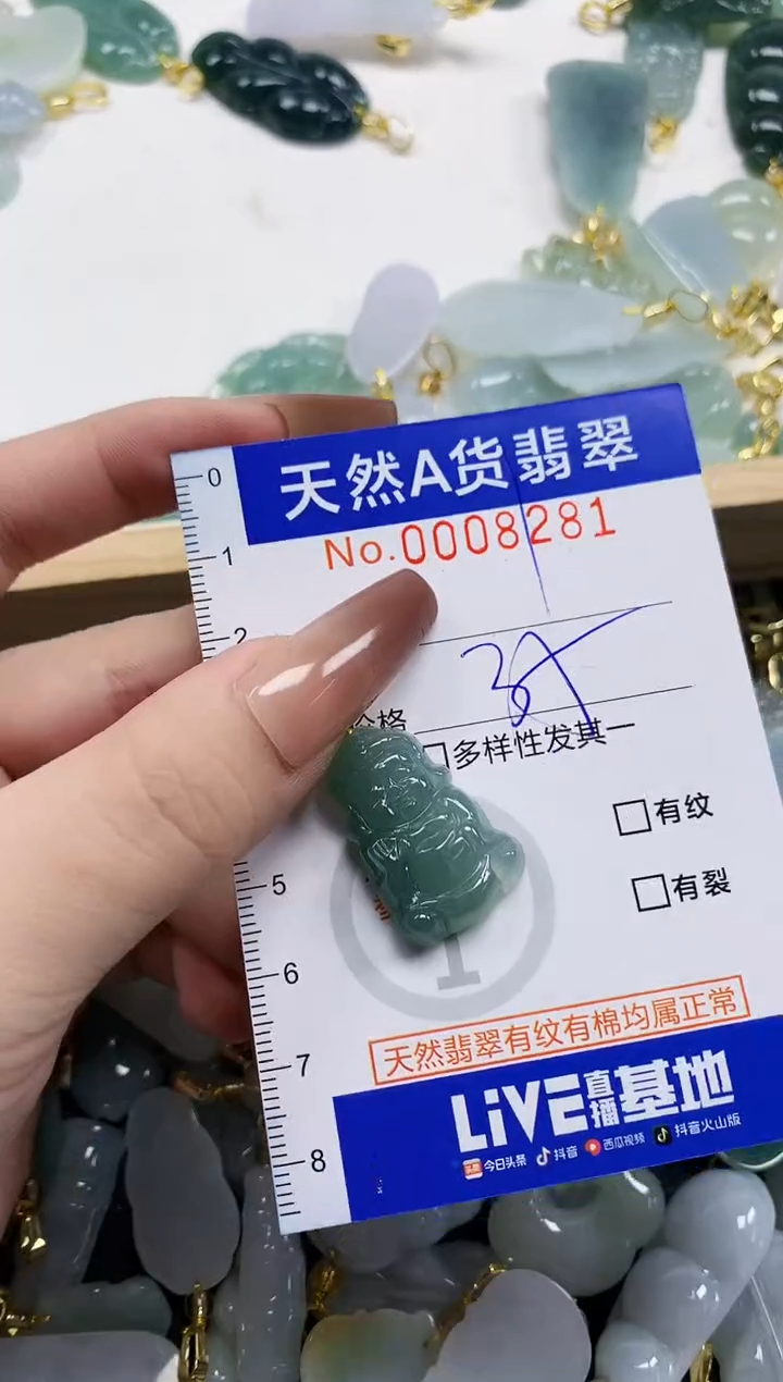 颈饰未镶嵌翡翠天然A货翡翠