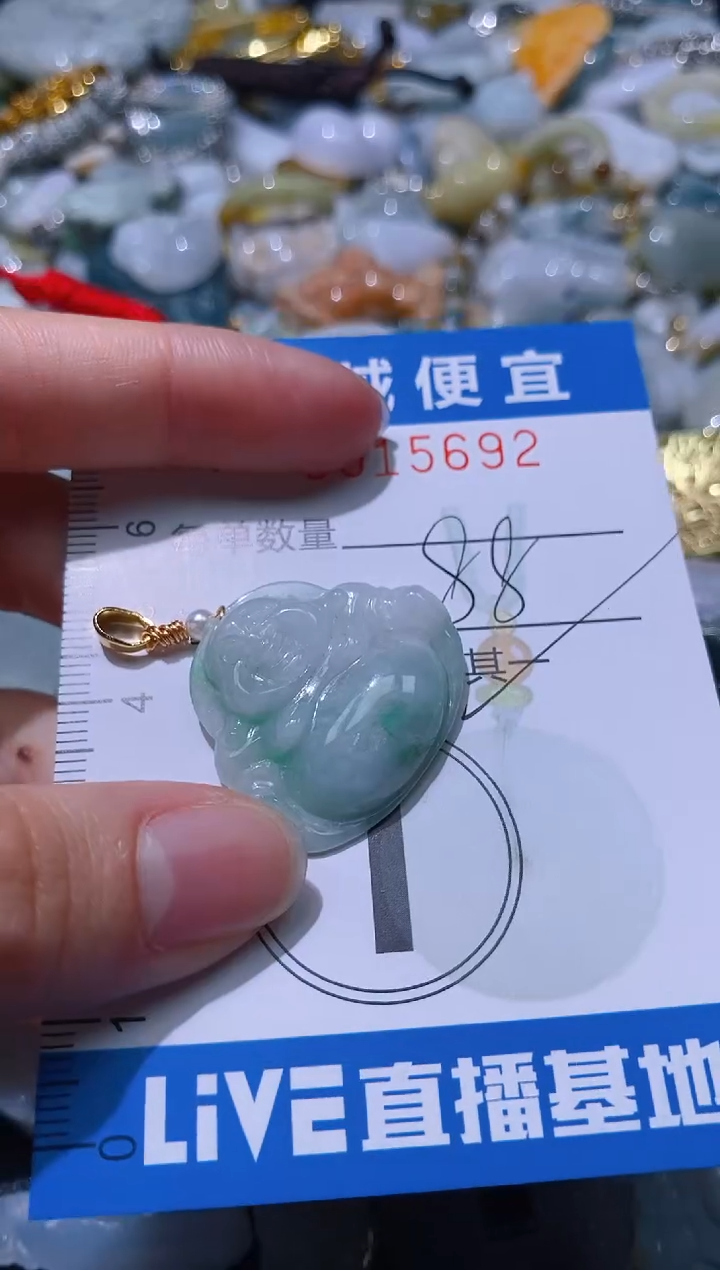 翡翠未镶嵌颈饰闪购B0015692