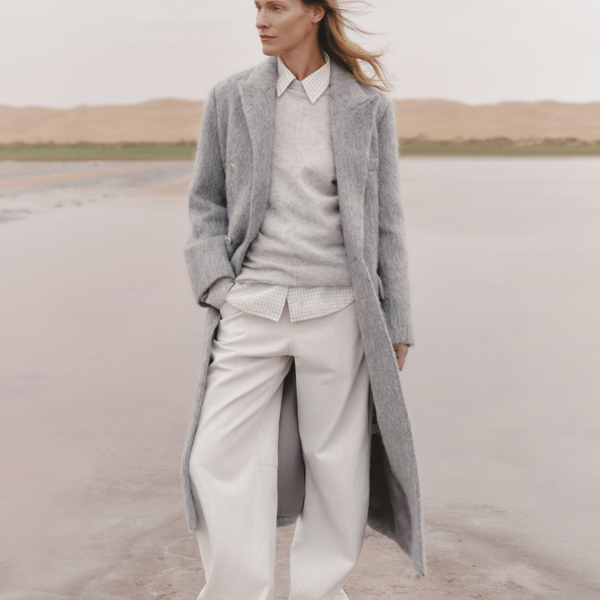 【丽公主】edition毛呢大衣西装领长款羊驼毛羊毛呢#EBC4OVCK04