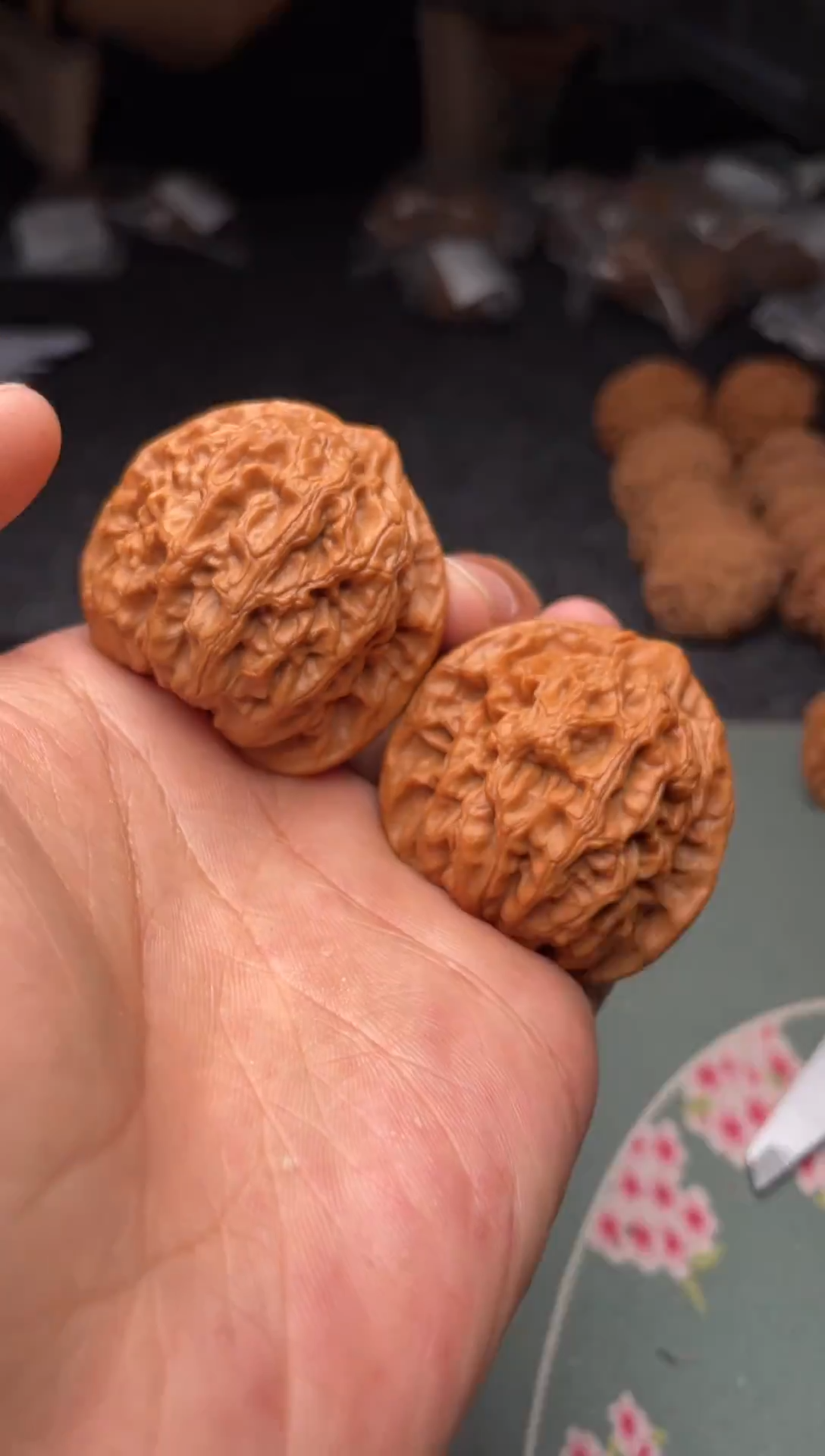 把件文玩核桃a228  龙脉   42尺