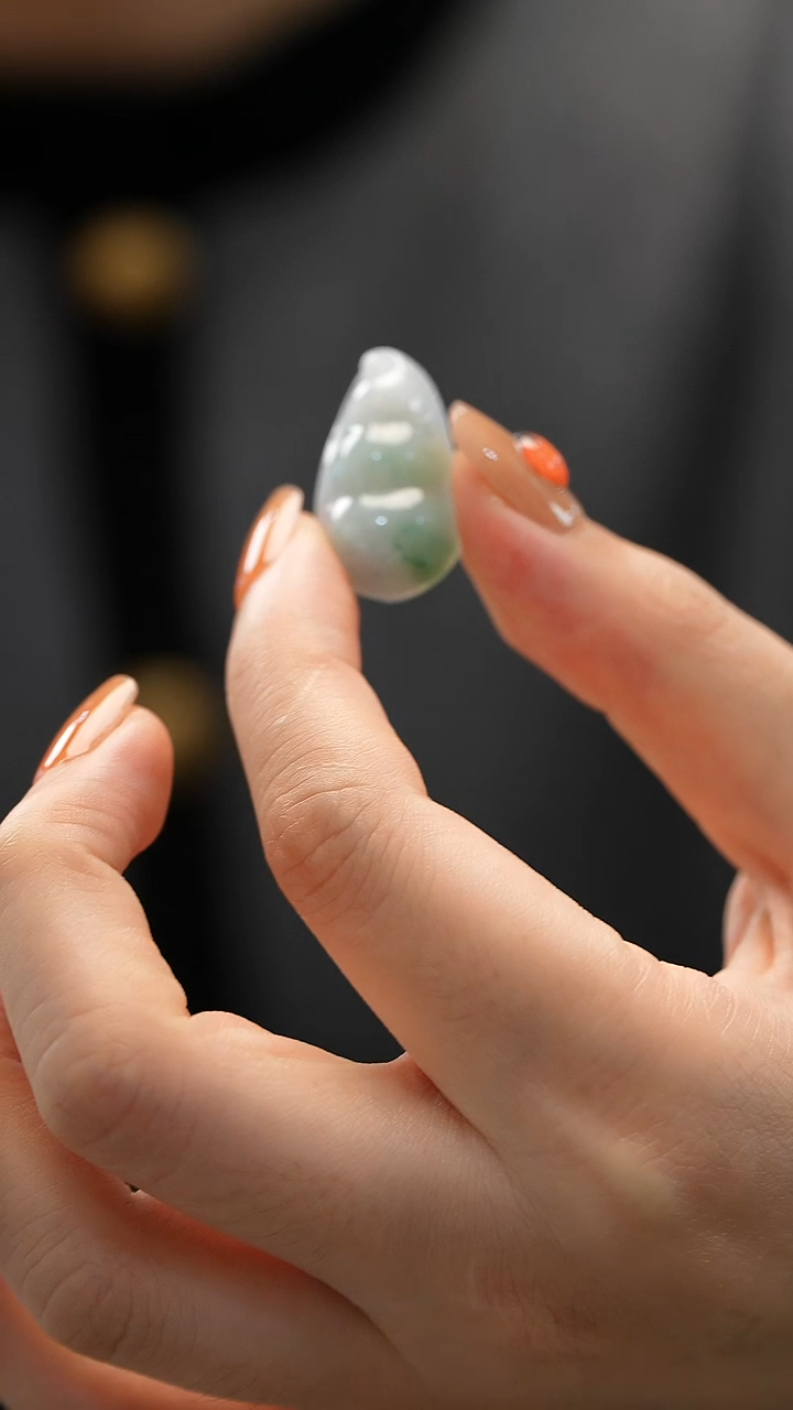 颈饰未镶嵌翡翠福豆