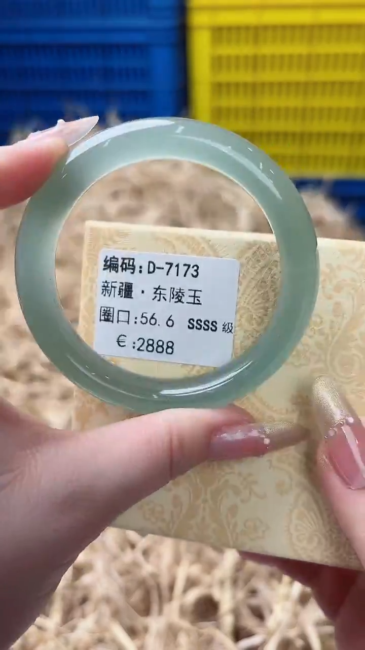 未镶嵌手镯石英质玉D-7173