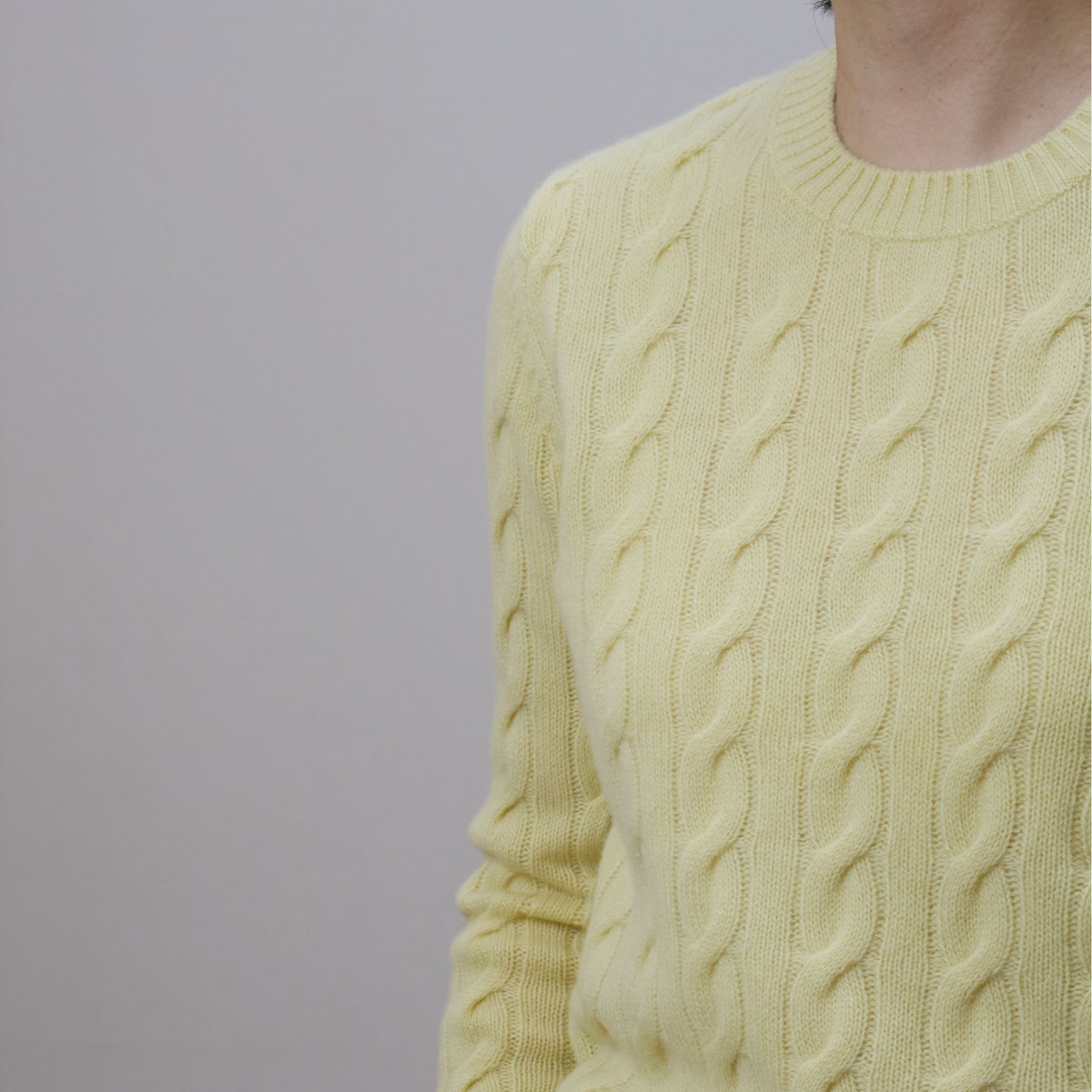 雍致-纯山羊绒圆领简约时尚百搭长袖针织绞花女套衫