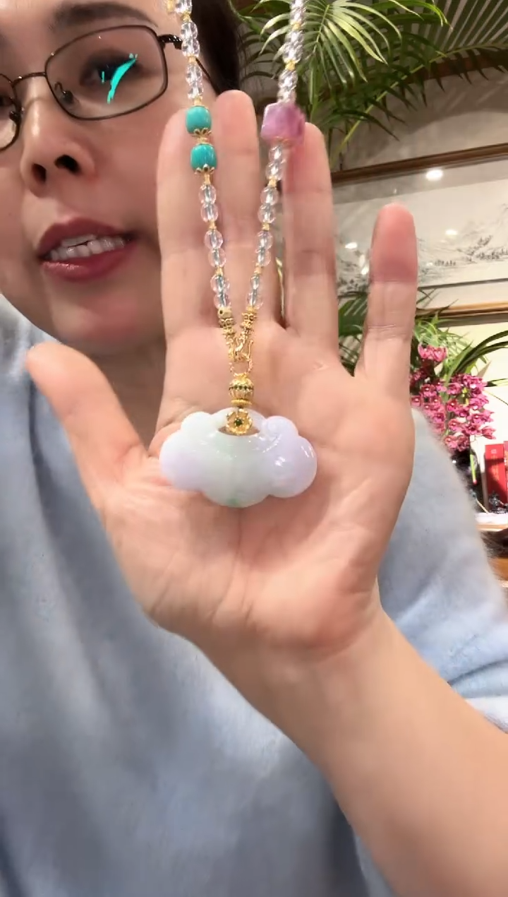 【闪购商品】翡翠颈饰未镶嵌国风