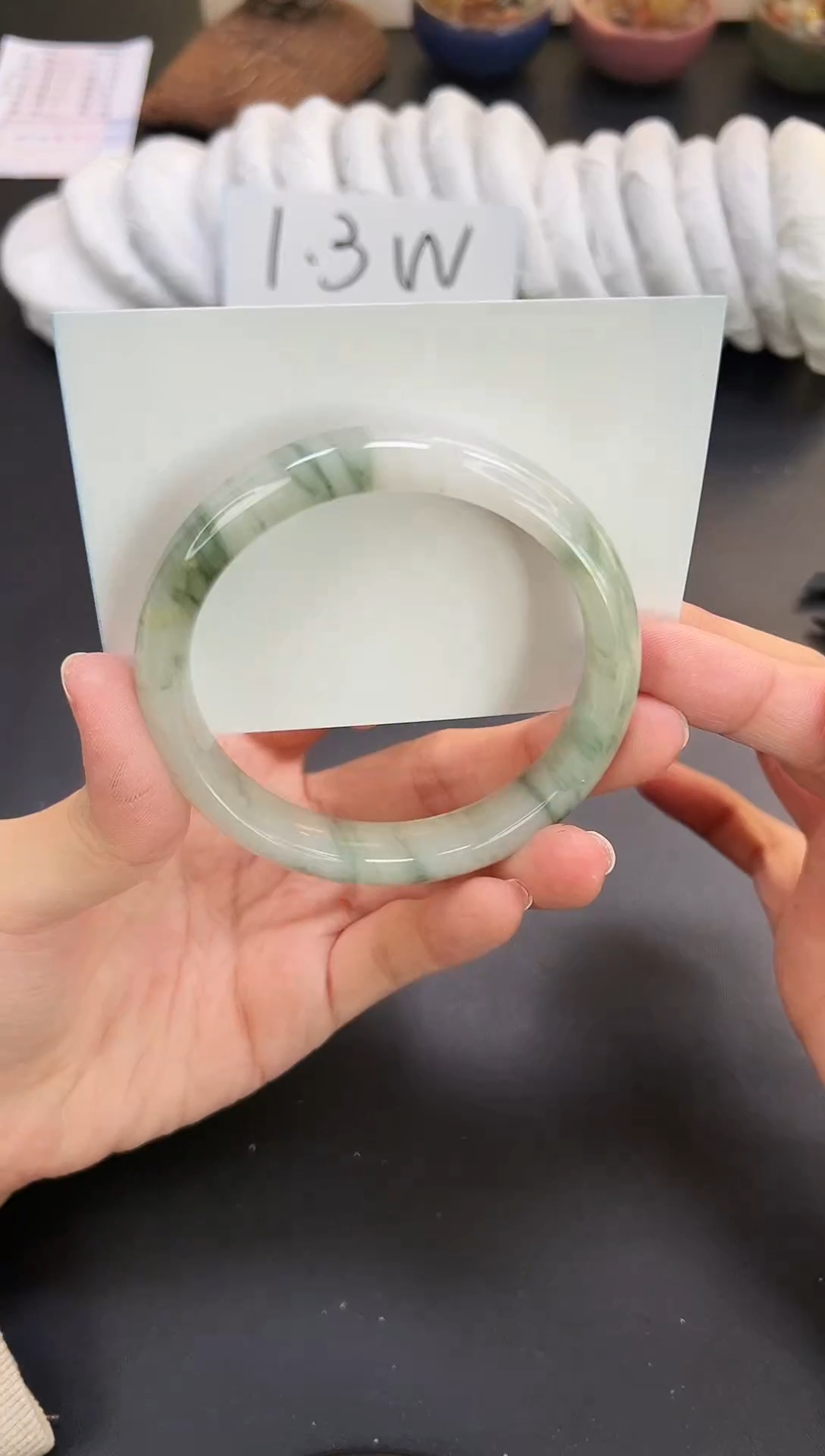 未镶嵌手镯石英质玉A188-62`63