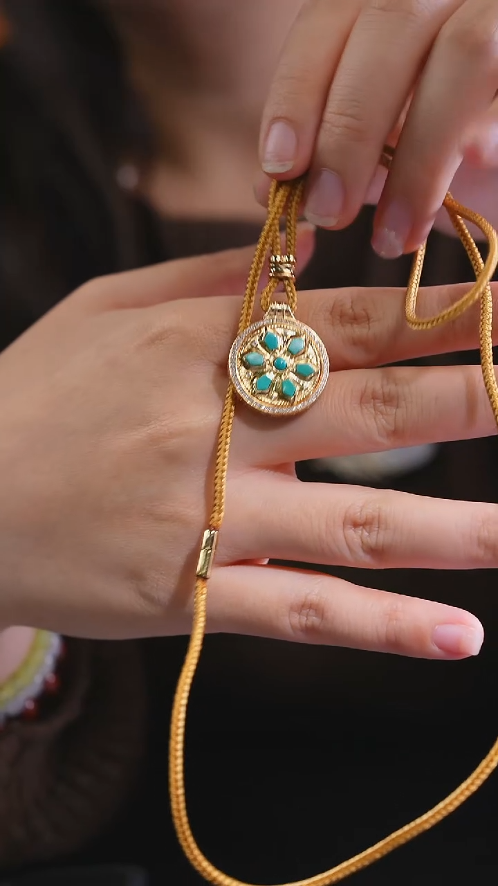 未镶嵌绿松石颈饰JJD1205048多样性发一