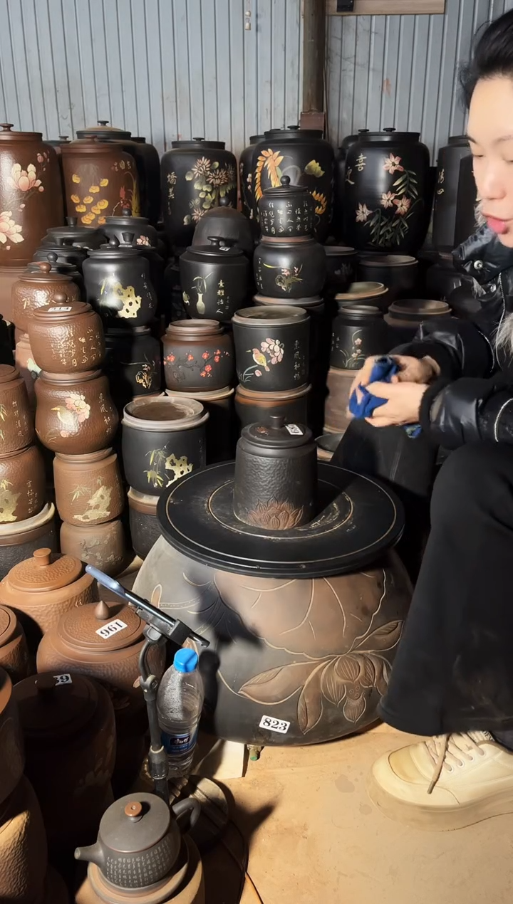 【闪购商品】壶瑕疵茶叶罐 687 黑色100克