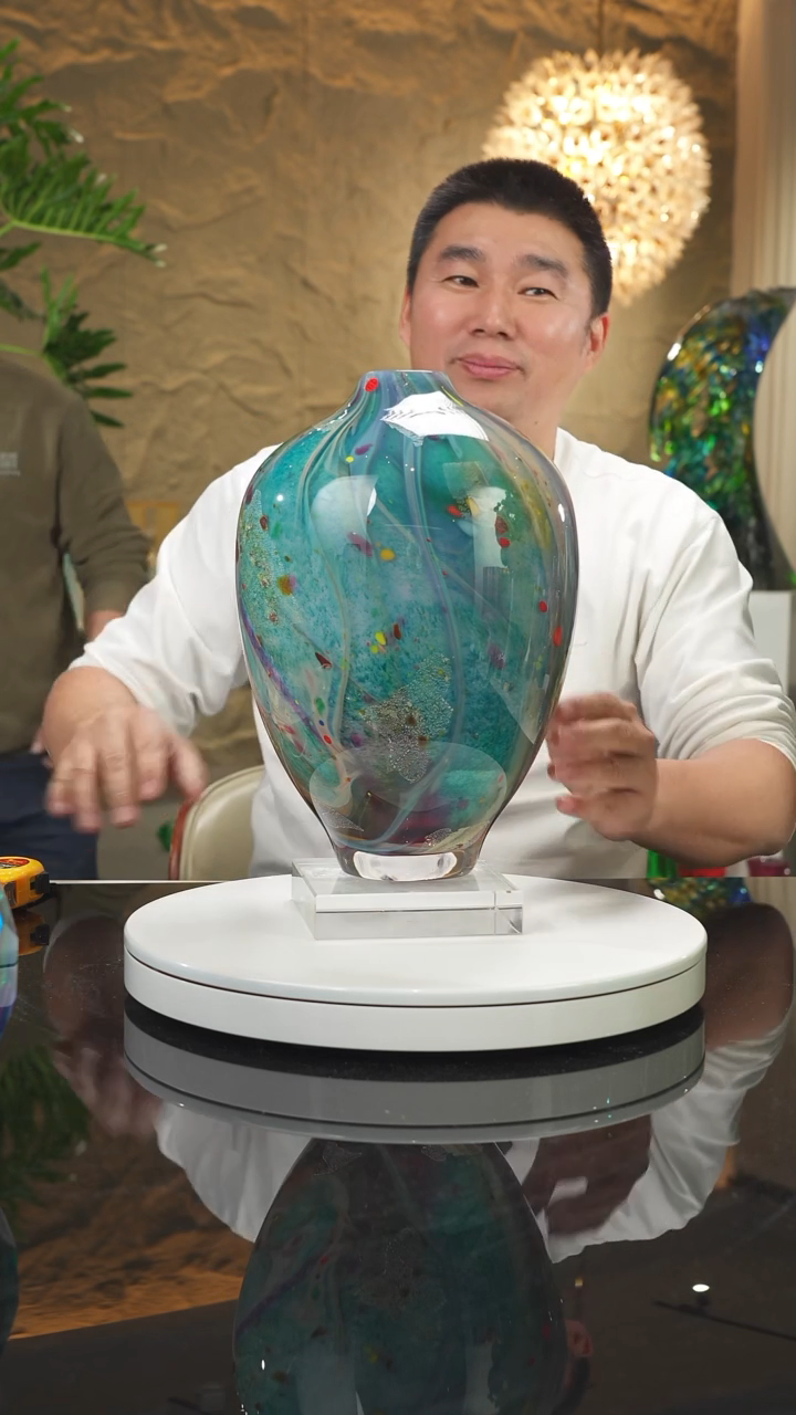 【闪购商品】摆件设计款花瓶摆件19号带底座