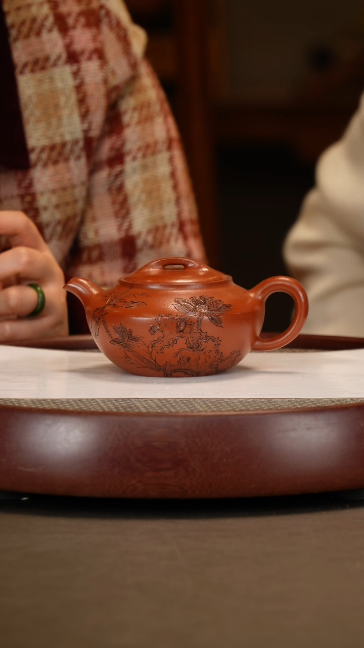 【闪购商品】紫砂茶壶【徐晓梅】鸡血大红袍婉玉  350CC