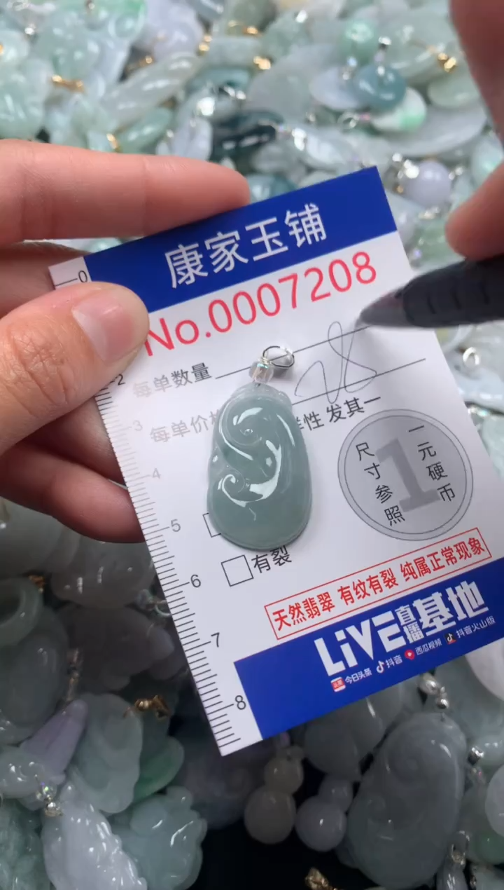 颈饰未镶嵌翡翠7208
