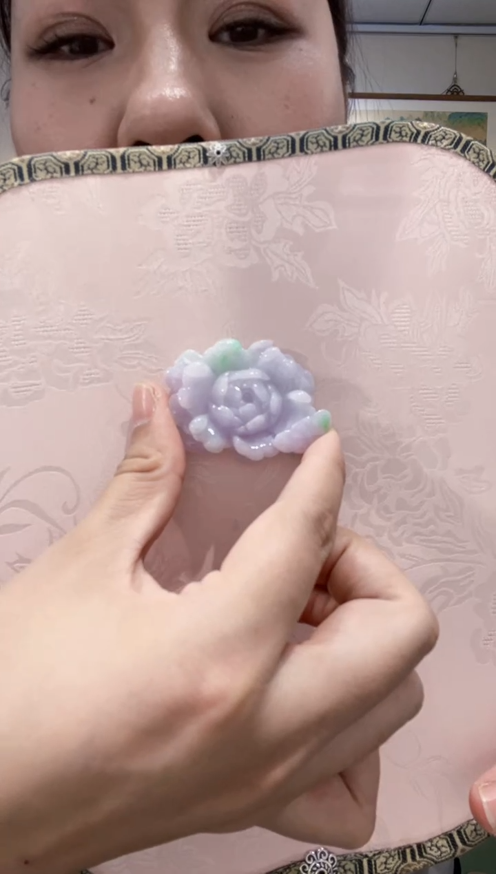 翡翠合金吊坠(赠链)代编织