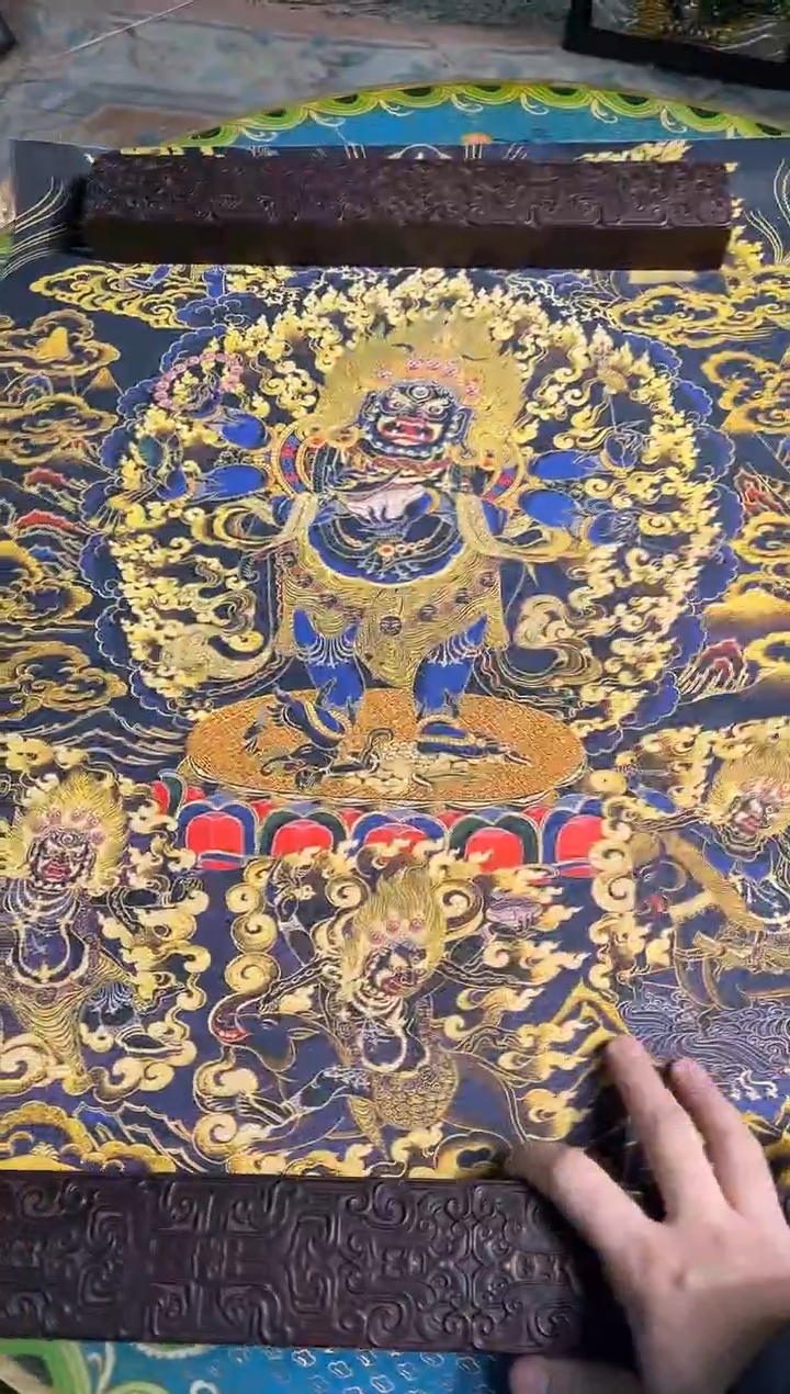 卷轴画路路的唐卡tk160