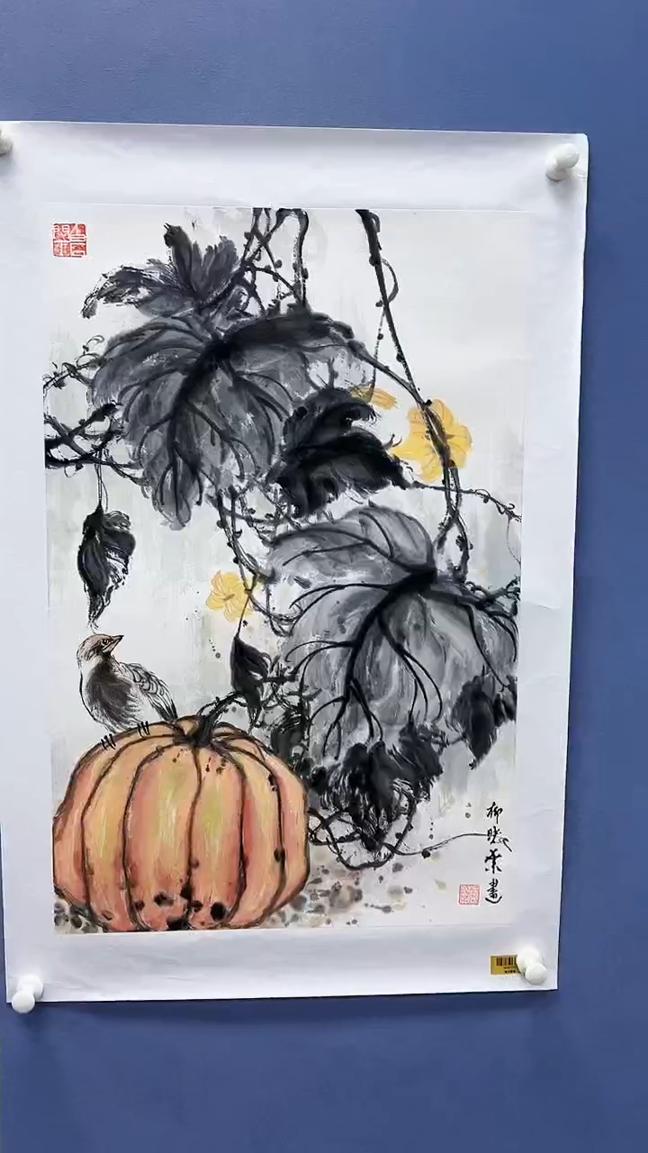 【闪购商品】绘画柳晓叶绘画2.7平尺花鸟