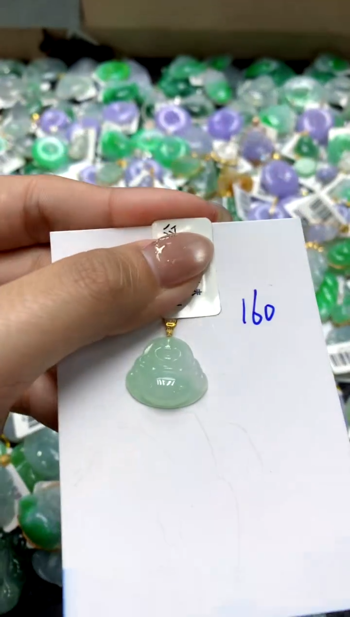 【闪购商品】翡翠颈饰18K金镶嵌1111111111111111