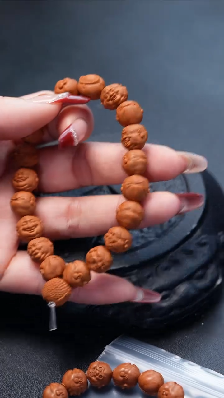 【闪购商品】橄榄核手串/手链龙纹桃核核