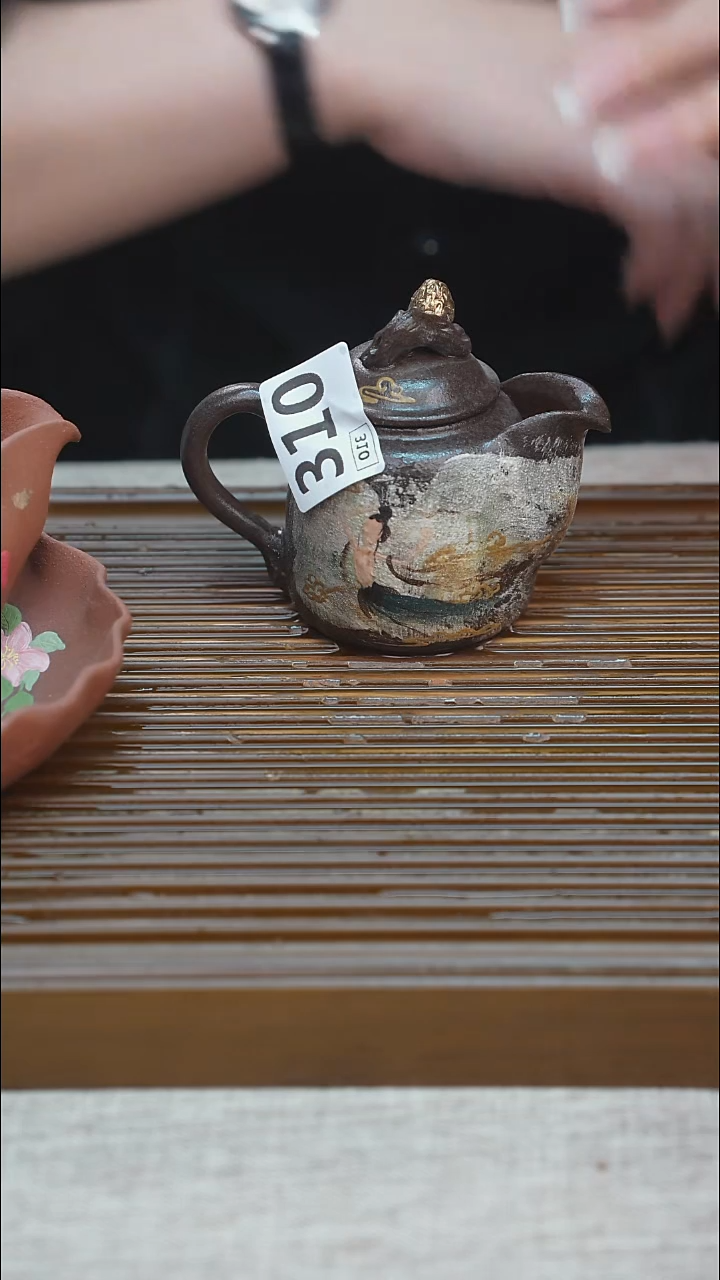 纯手工粗陶茶具每一只不一样