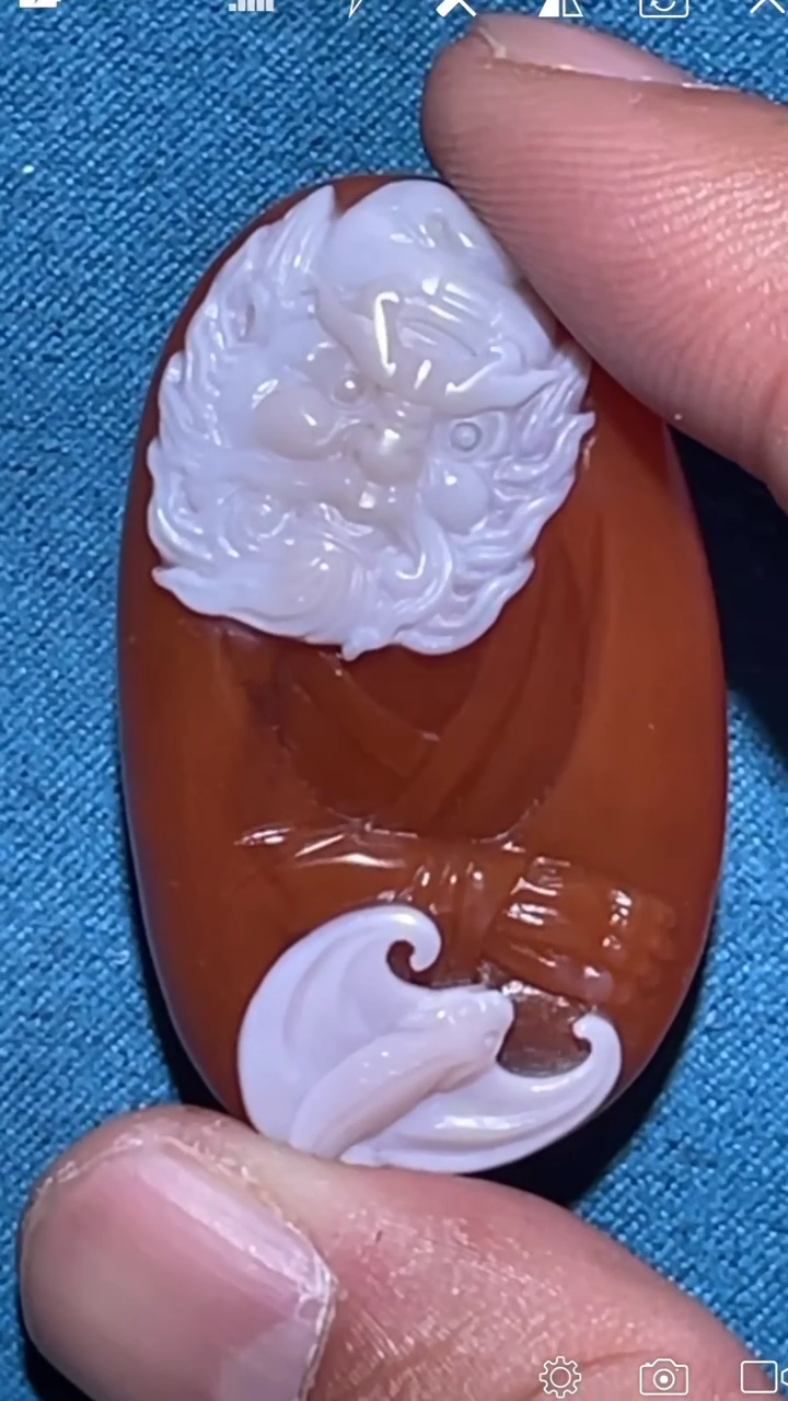 【闪购商品】南红玛瑙HXT未镶嵌钟馗吊坠