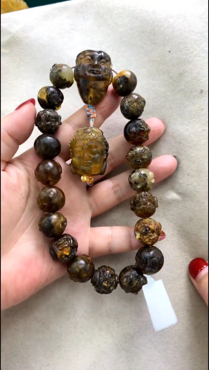 【闪购商品】琥珀颈饰未镶嵌项链