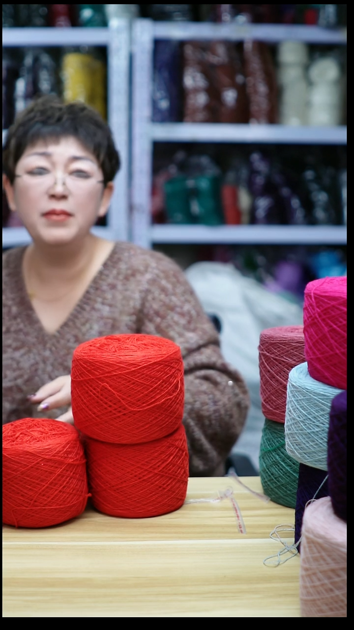 羊绒欢姐编织E286