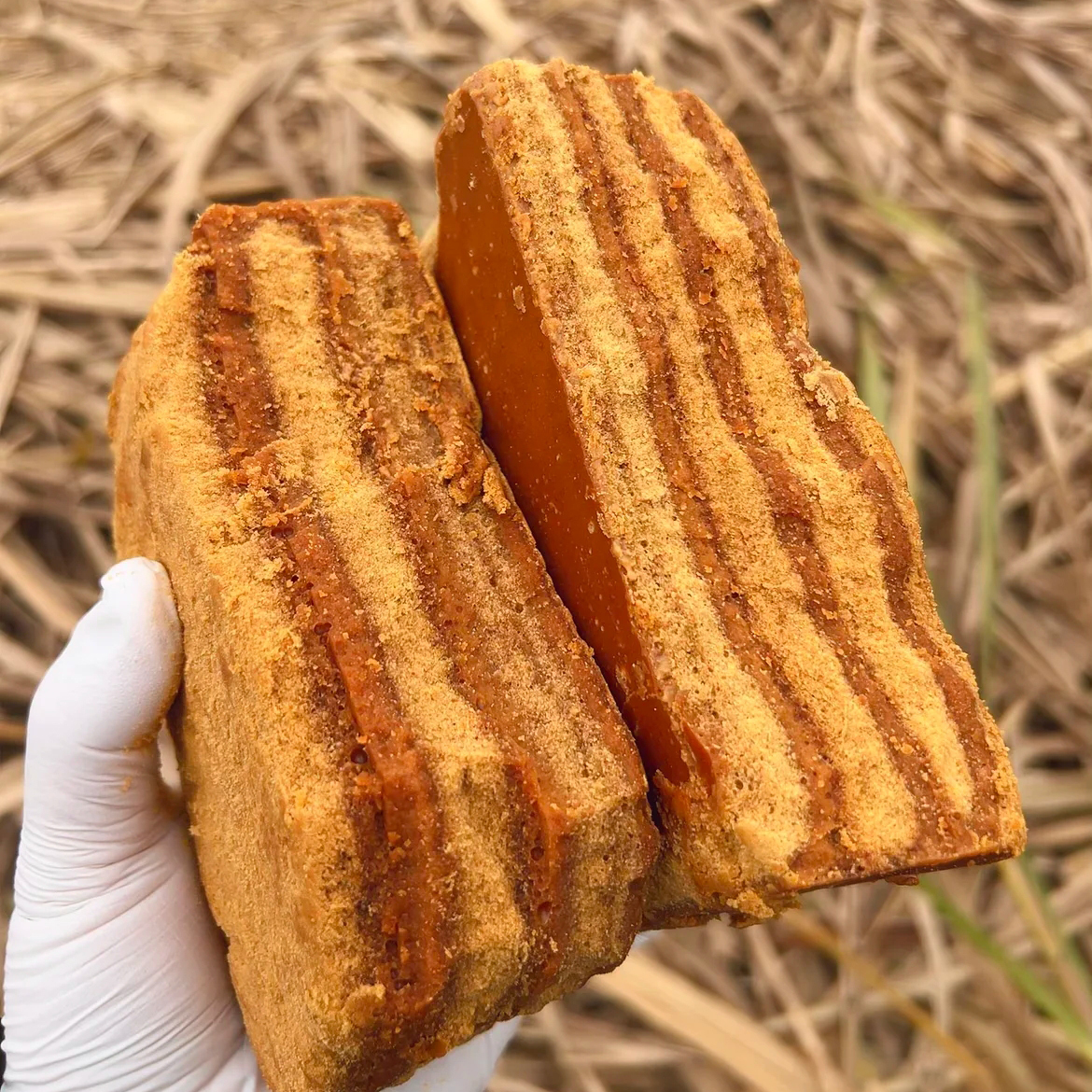 现切古法手工红糖纯甘蔗正宗红糖大块红糖