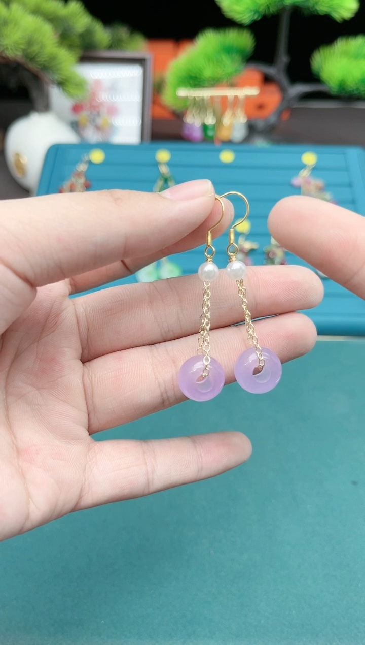 【闪购商品】玛瑙/玉髓耳钉银S925镶嵌715000
