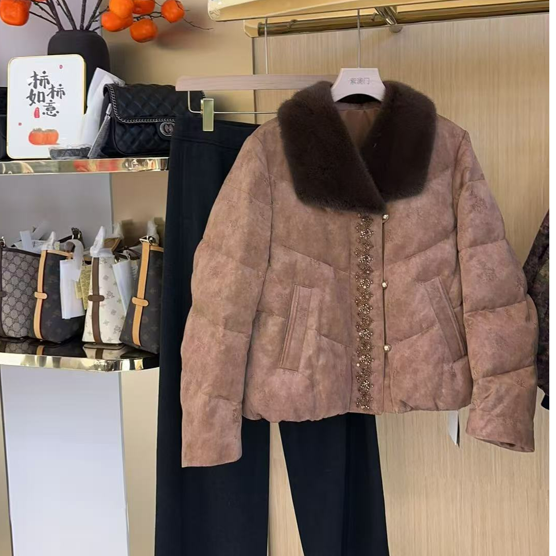 高端时尚气质百搭鹅绒服58201