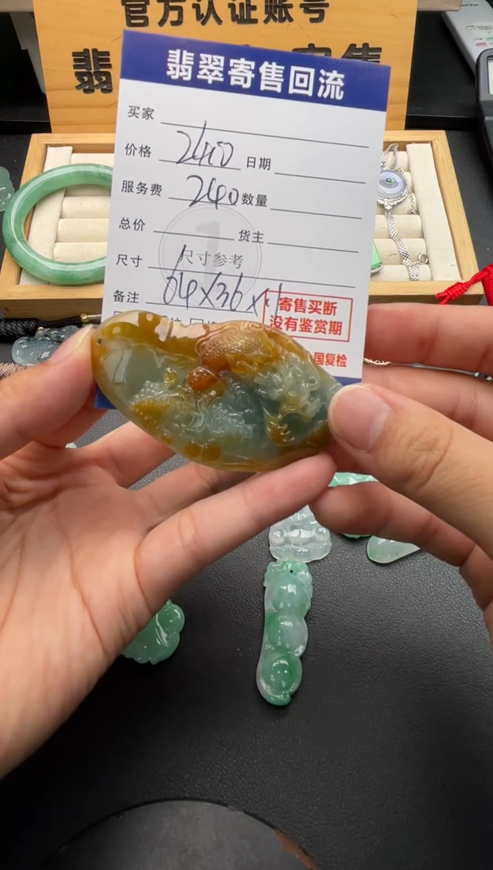 颈饰未镶嵌翡翠10146739