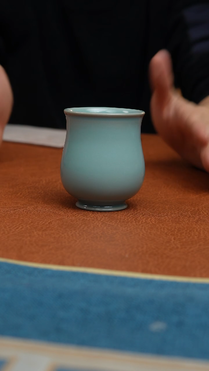 【闪购商品】杯汝州原产地原矿釉原矿釉仿古束腰杯