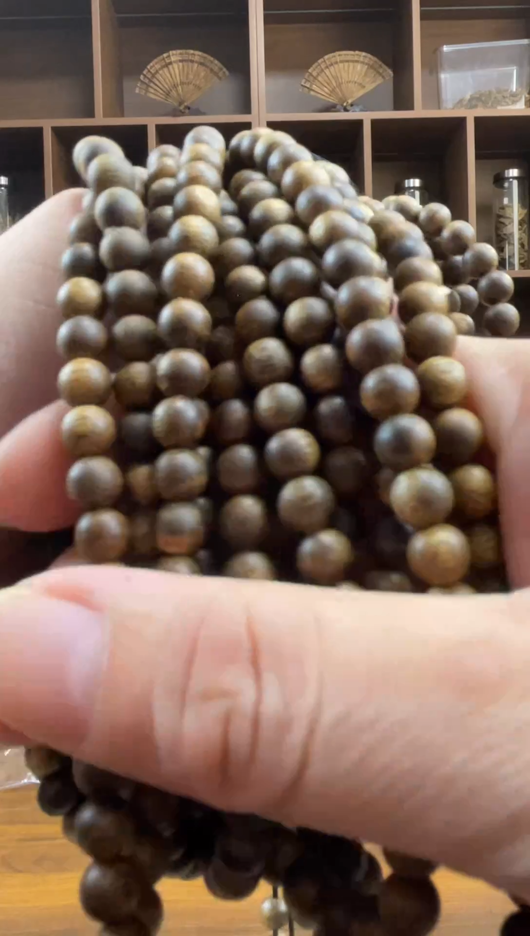 沉香沉香碎屑奇楠沉香0.6圆珠多圈