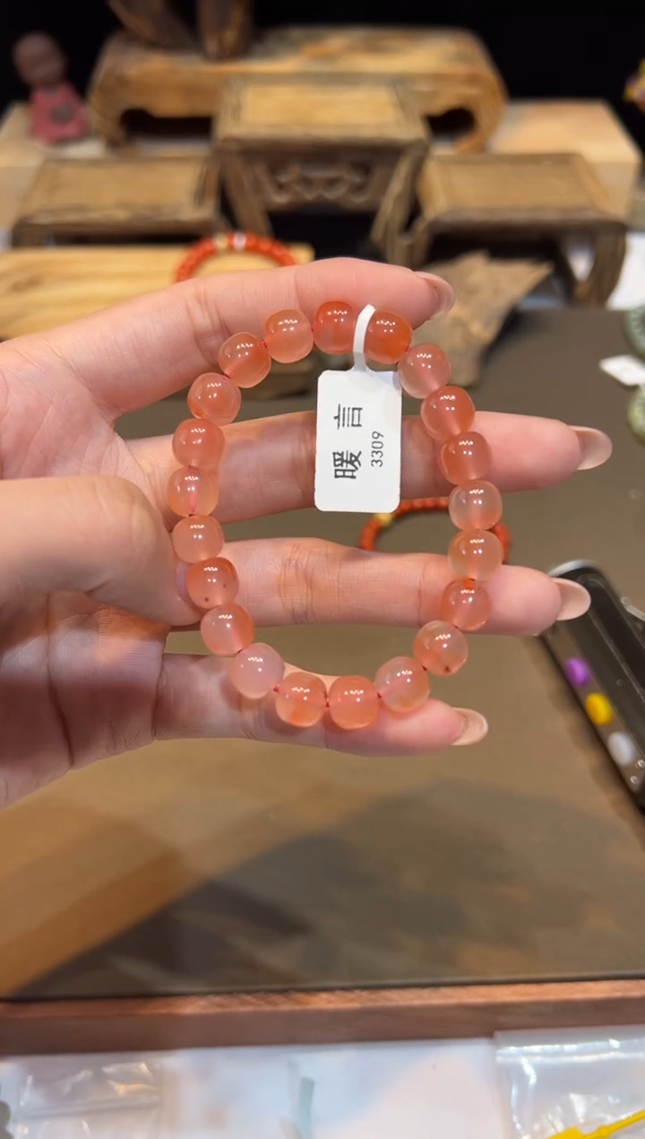 未镶嵌手链南红玛瑙手饰@@3309