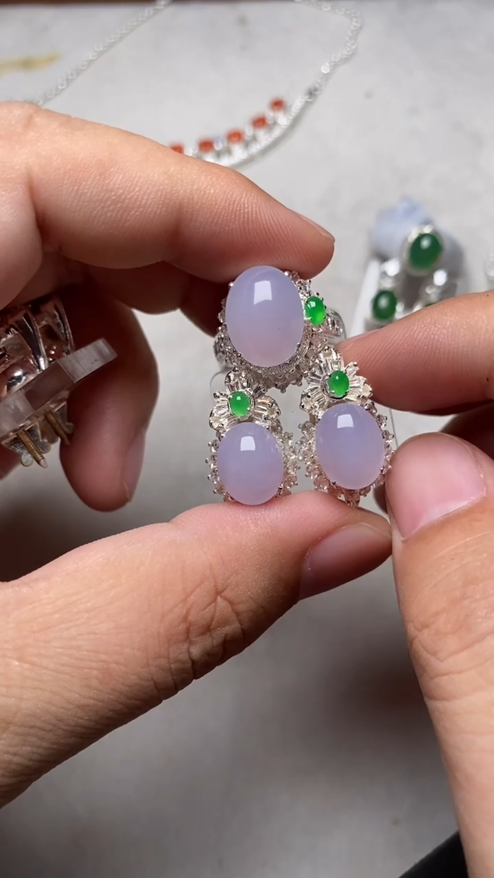 未镶嵌定制翡翠流*、天然缅甸翡翠A货