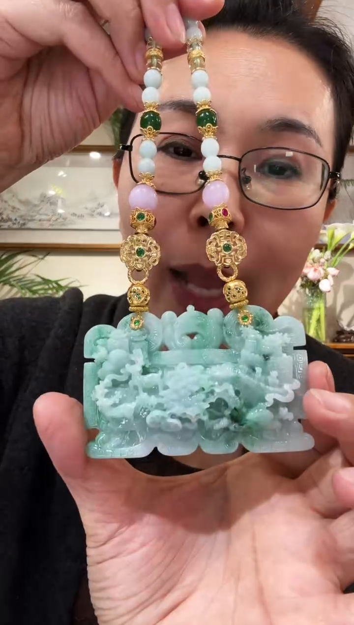 【闪购商品】翡翠颈饰未镶嵌国风