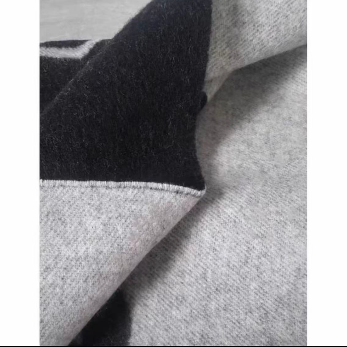 鼎鼎山羊绒提花工艺加厚秋冬围巾