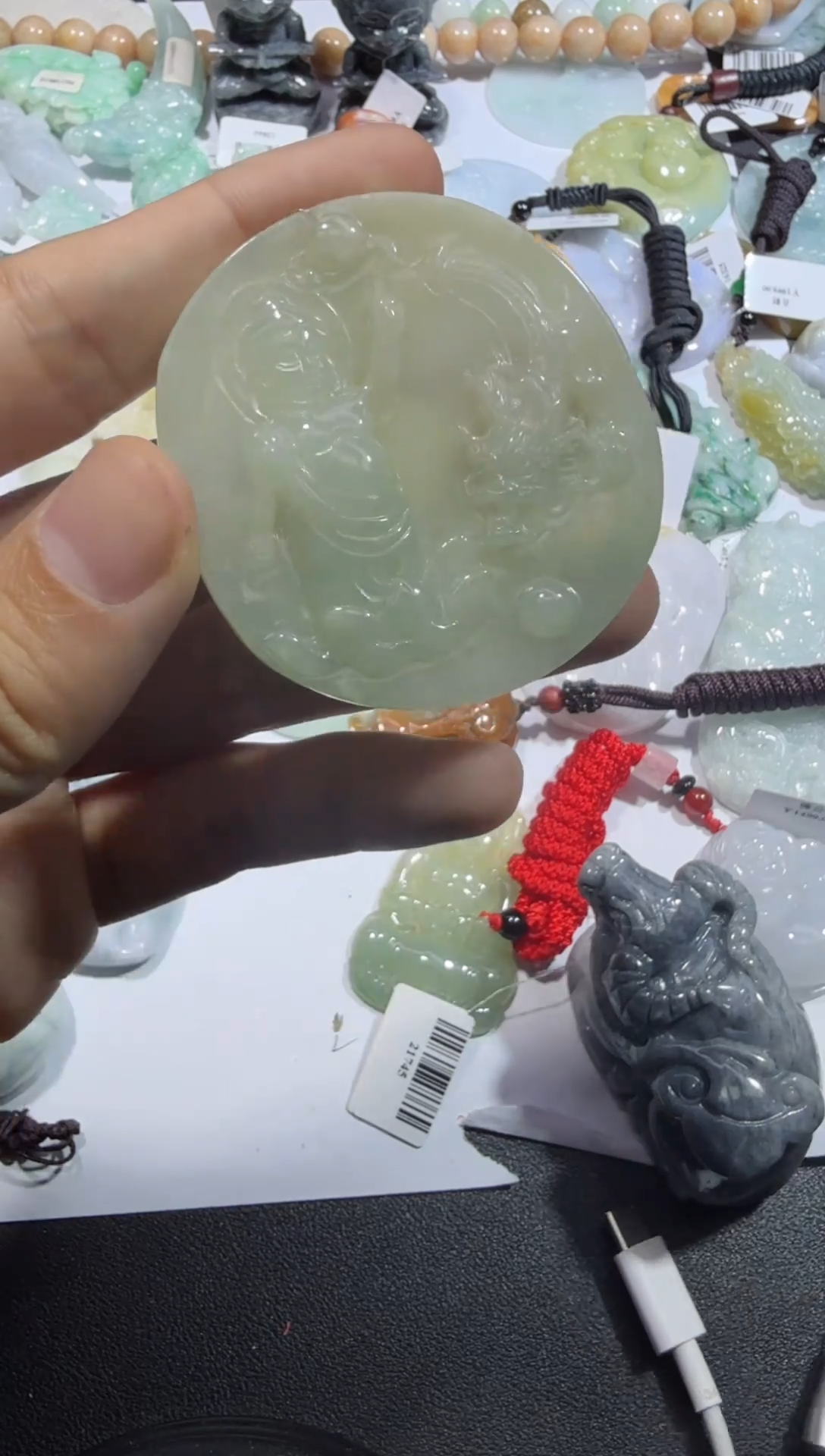 【闪购商品】翡翠颈饰未镶嵌00007005