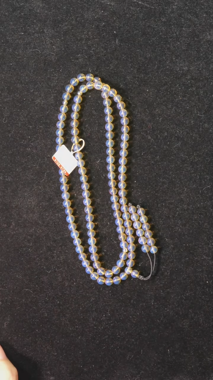 【闪购商品】琥珀裸石未镶嵌6mm高蓝108