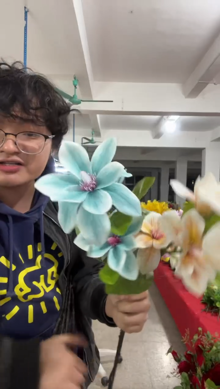 【闪购商品】仿真绿植小玉兰花2束