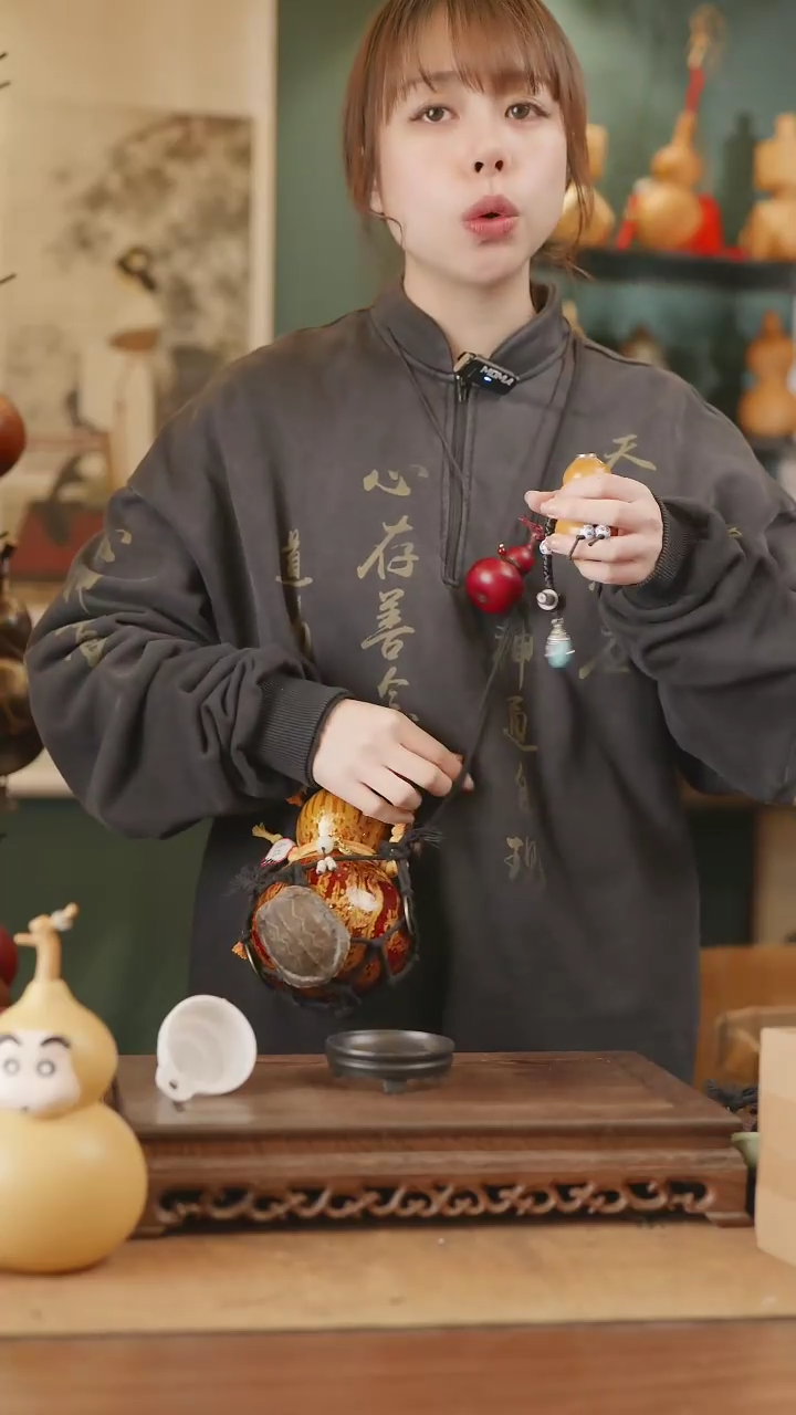 【闪购商品】300号精品天然大漆工艺防渗内胆酒葫芦~