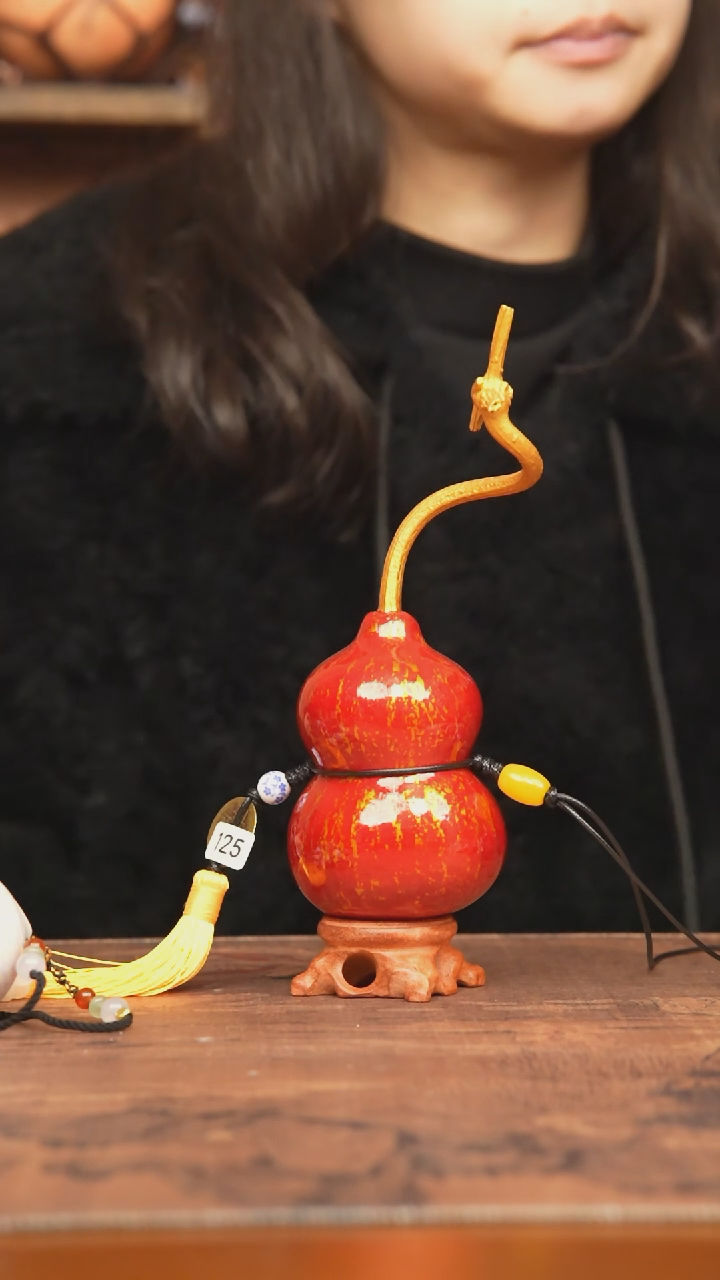 【闪购商品】125号-大漆小葫芦挂件