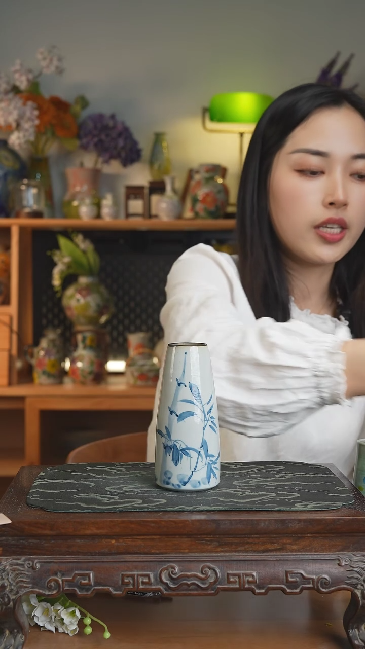 摆件景德镇陶瓷原创花器