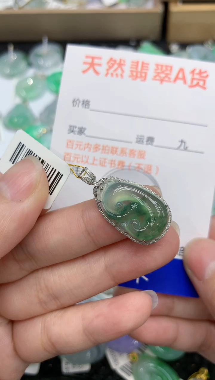 【闪购商品】翡翠颈饰18K金镶嵌111111111111