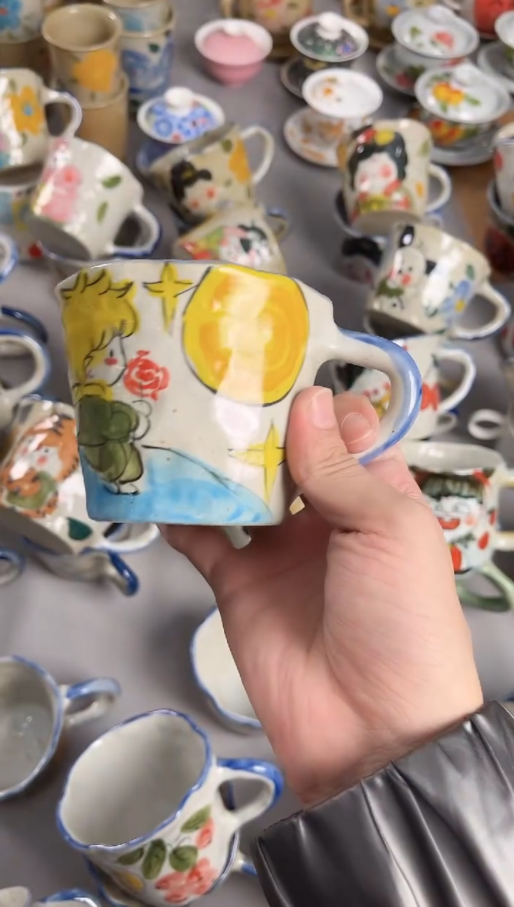 【闪购商品】瓷片景德镇手绘高温釉下彩