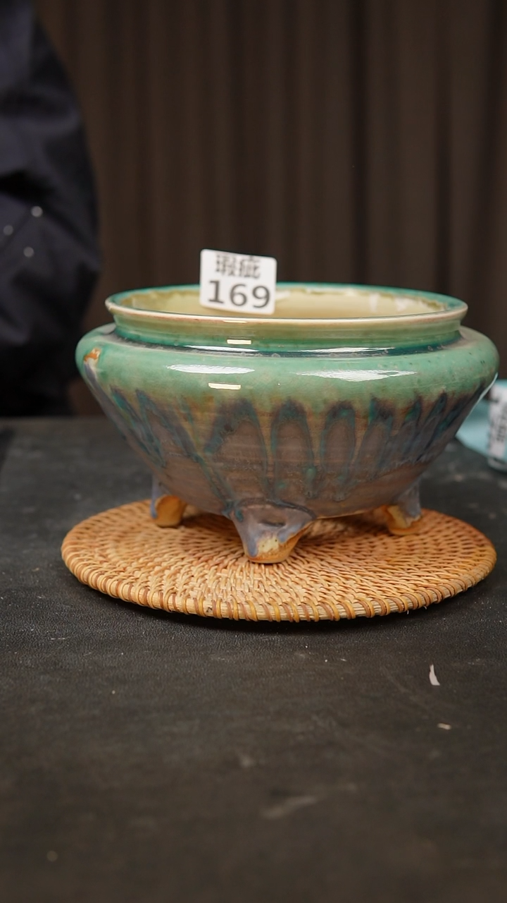 【闪购商品】瓷片景德镇手工花盆