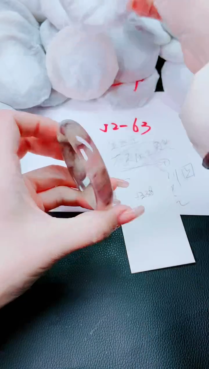 【闪购商品】石英质玉手镯未镶嵌J238-53-54