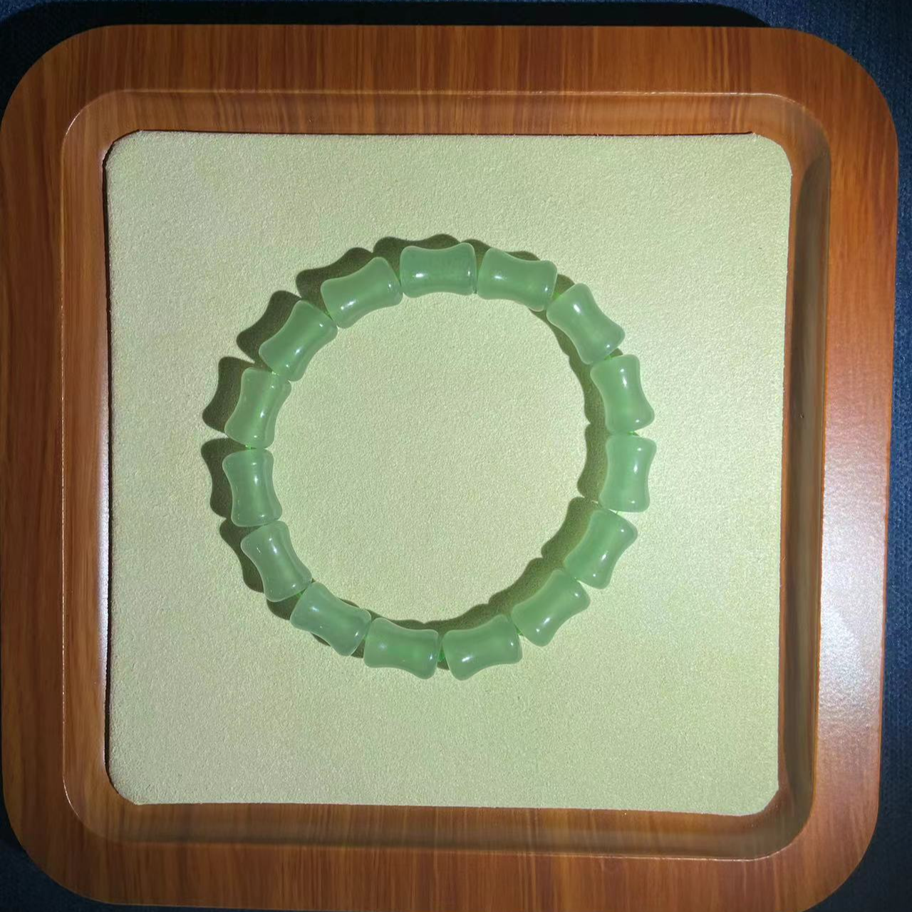 天然东陵玉竹节手串多样性拍一发一