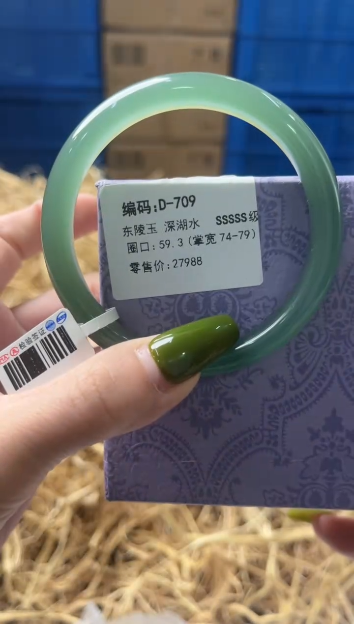 未镶嵌手镯石英质玉D709