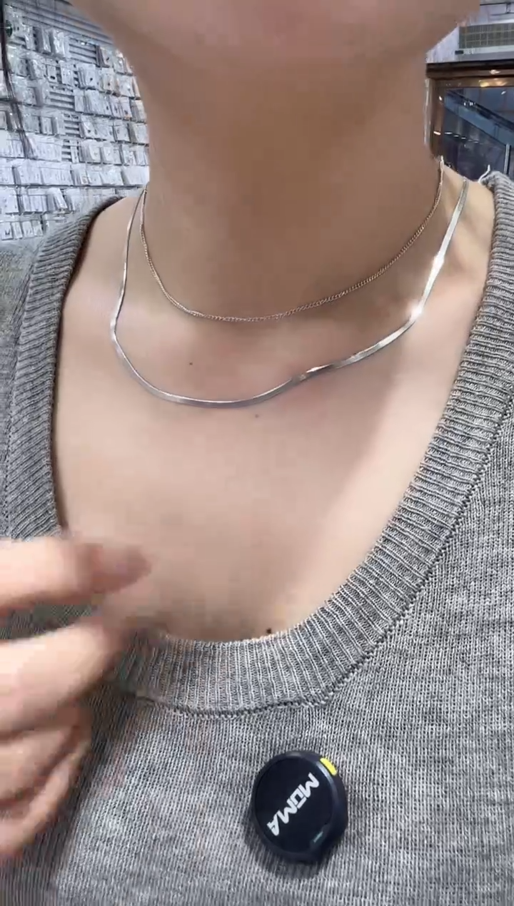 链子925银无高级蛇骨链tq