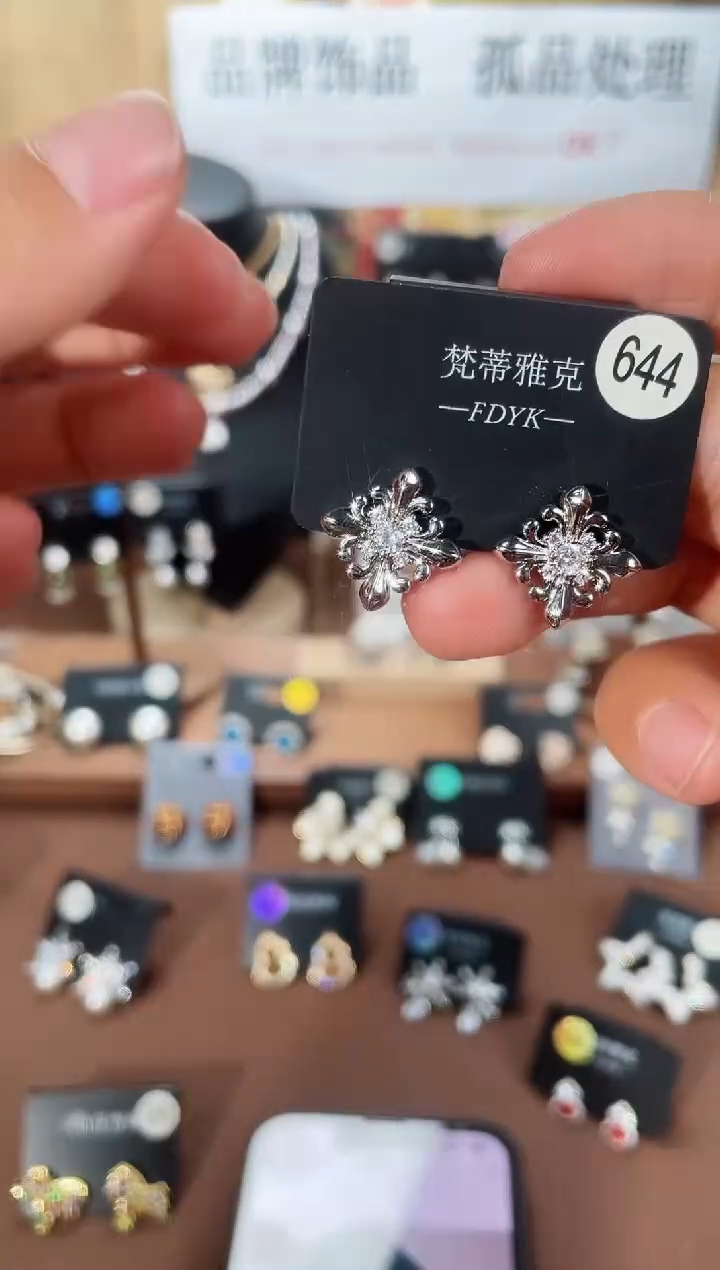 合金925银锆石梵644